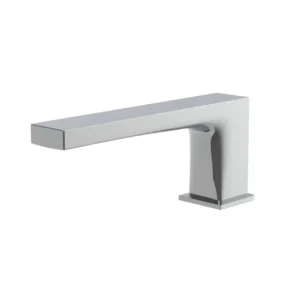 Deck mounted bath spout