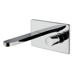 Wall mounted wash basin mixer