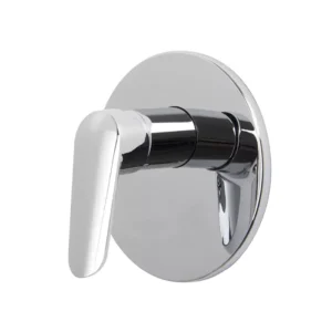 Single lever bath and shower mixer for concealed installation