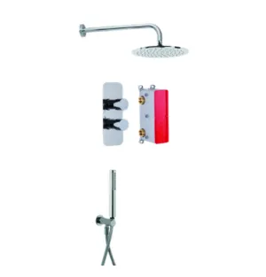 2 outlets thermostatic shower set