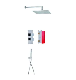 2 outlets thermostatic shower set