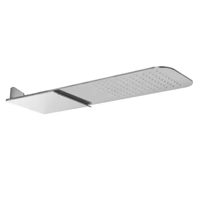 Wall mounted stainless steel showerhead