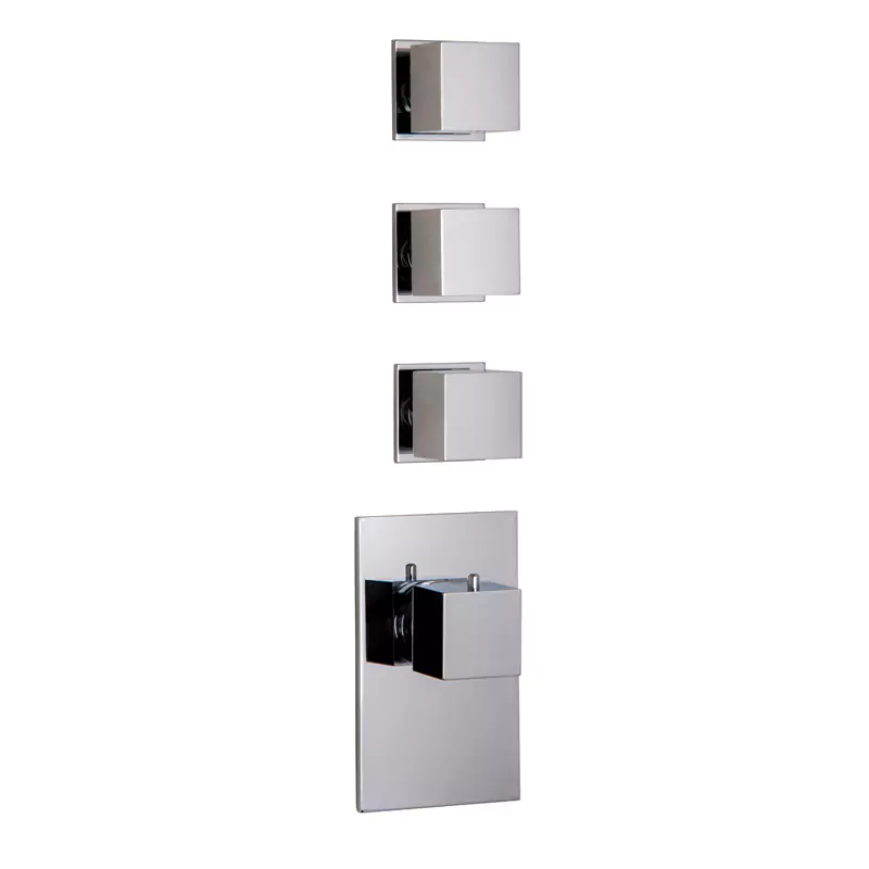 Thermostatic built-in shower mixer