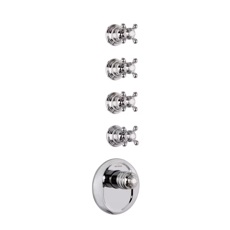 Thermostatic built-in shower mixer