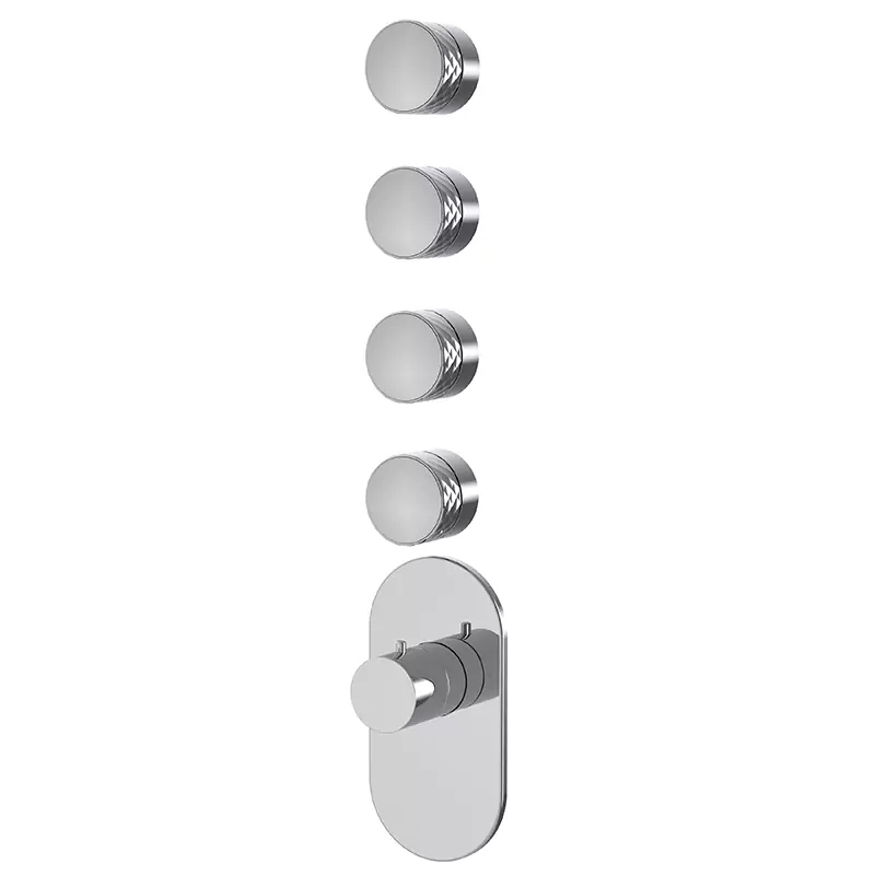 Thermostatic built-in shower mixer Texture Collection – Spillo Tech