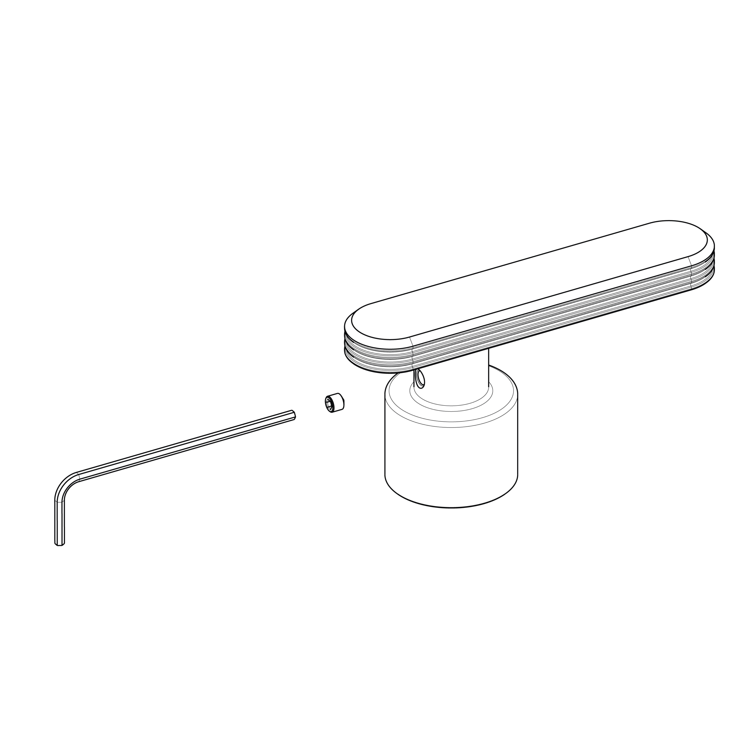 THREE-HOLE HANDLE