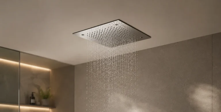 Creating a Spa-Like Bathroom with Ceiling-Mounted Fixtures