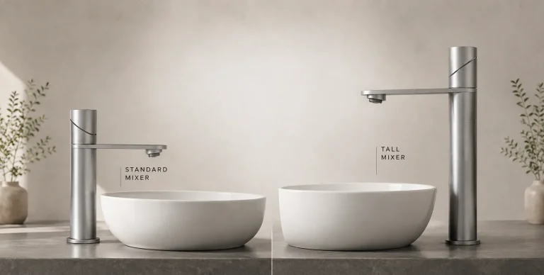 Tall Basin Mixers vs Standard Mixers - FIMA